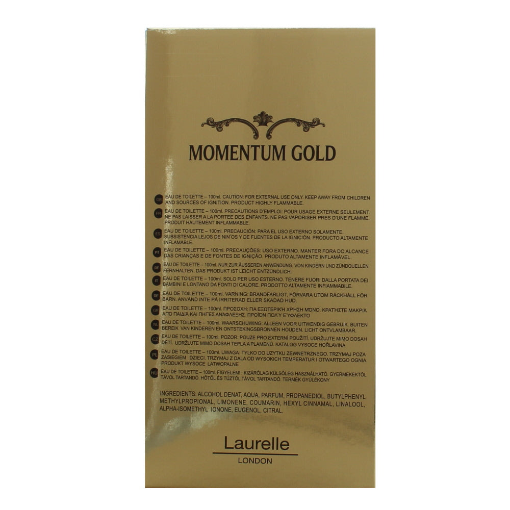 Laurelle Momentum Gold Eau de Toilette 100ml