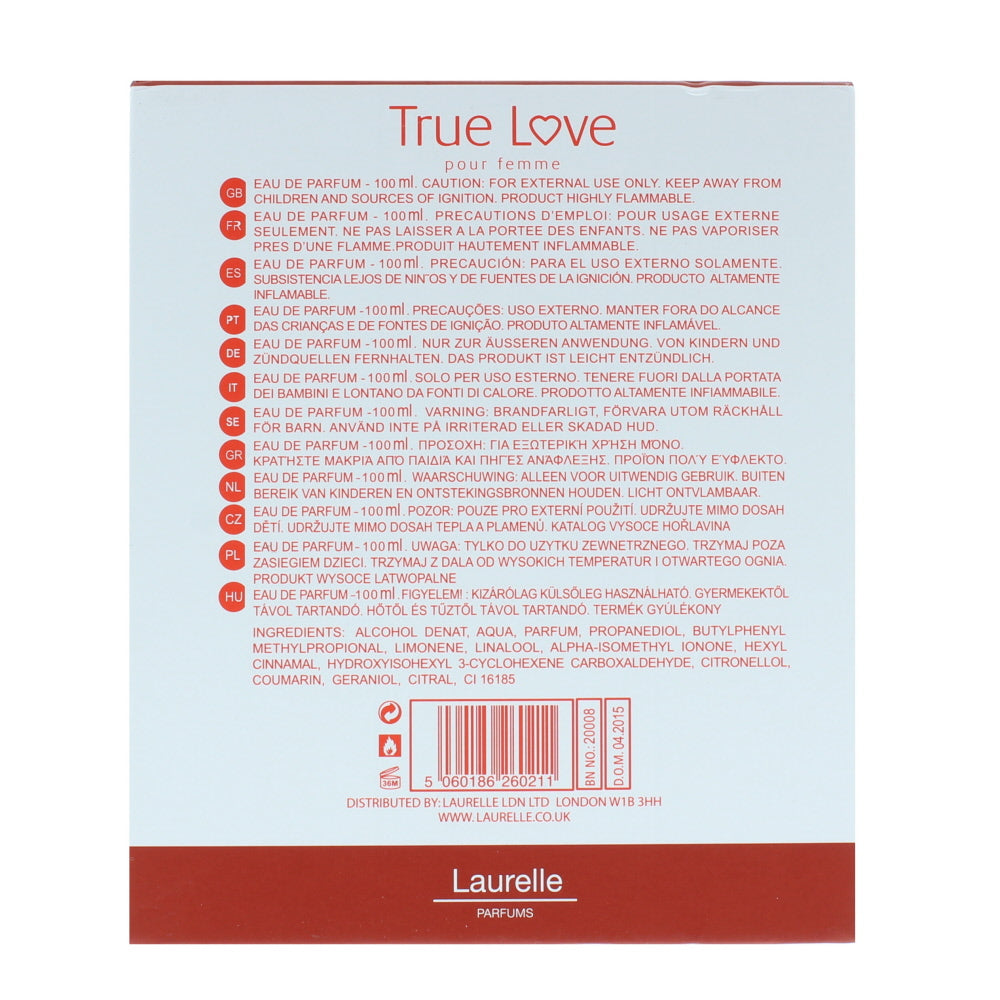 Laurelle True Love Eau de Parfum 100ml