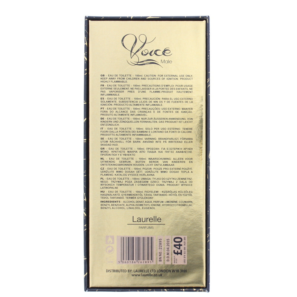 Laurelle Voice Male Eau de Toilette 100ml