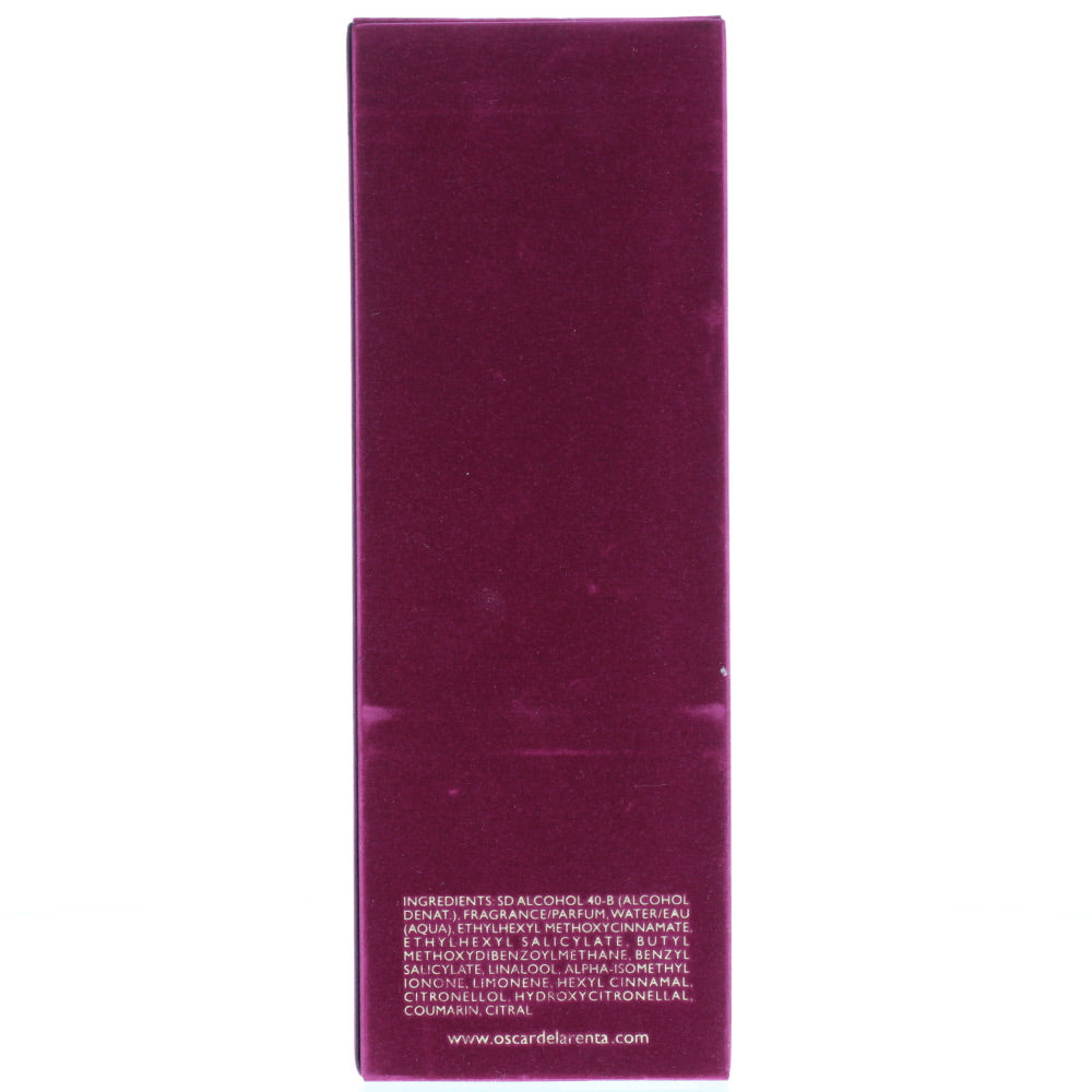 Oscar De La Renta Velvet Eau de Parfum 100ml - Ingredients