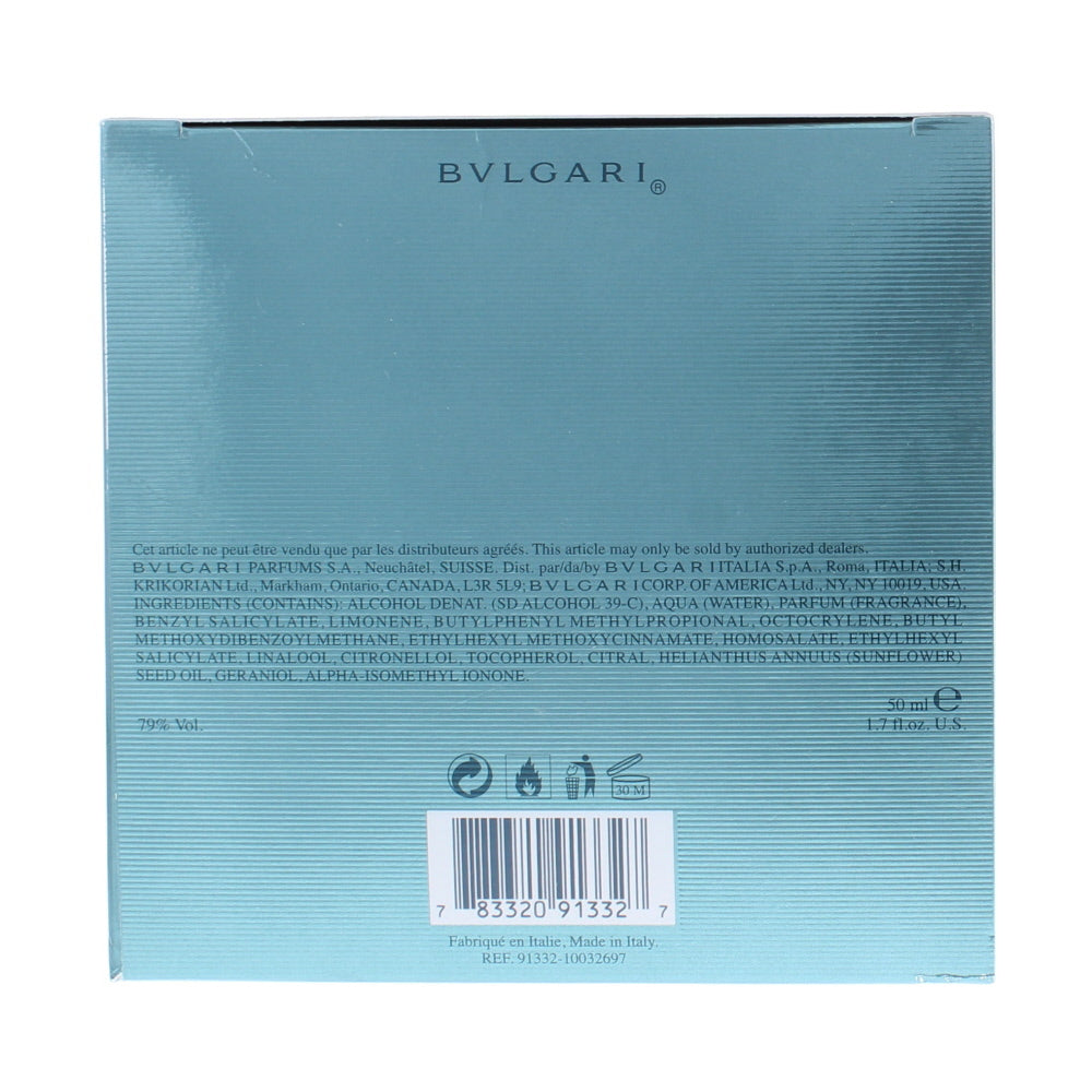 Bulgari Aqva Pour Homme Marine Toniq Eau de Toilette 50ml