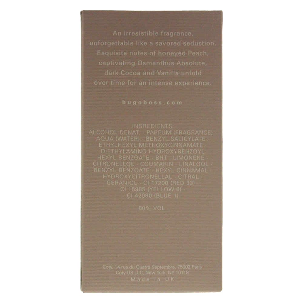 Hugo Boss The Scent For Her Intense Eau de Parfum 50ml - Ingredients