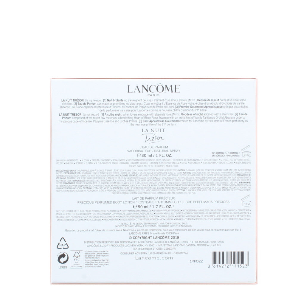 Lancôme La Nuit Trésor Eau de Parfum 2 Pieces Gift Set