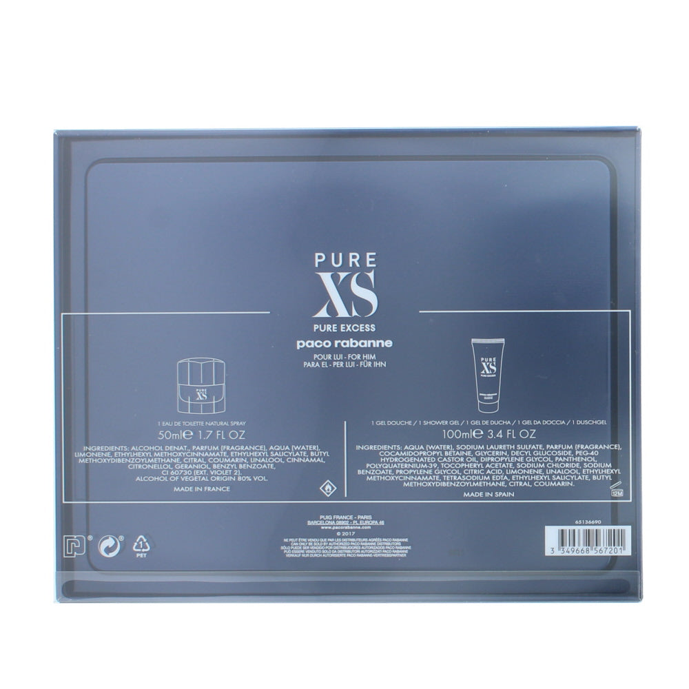 Paco Rabanne Pure Xs Eau de Toilette 2 Pieces Gift Set