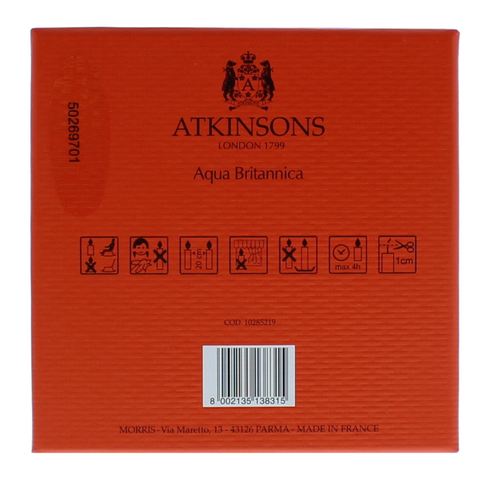 Atkinsons Aqua Britannica Candle 250g