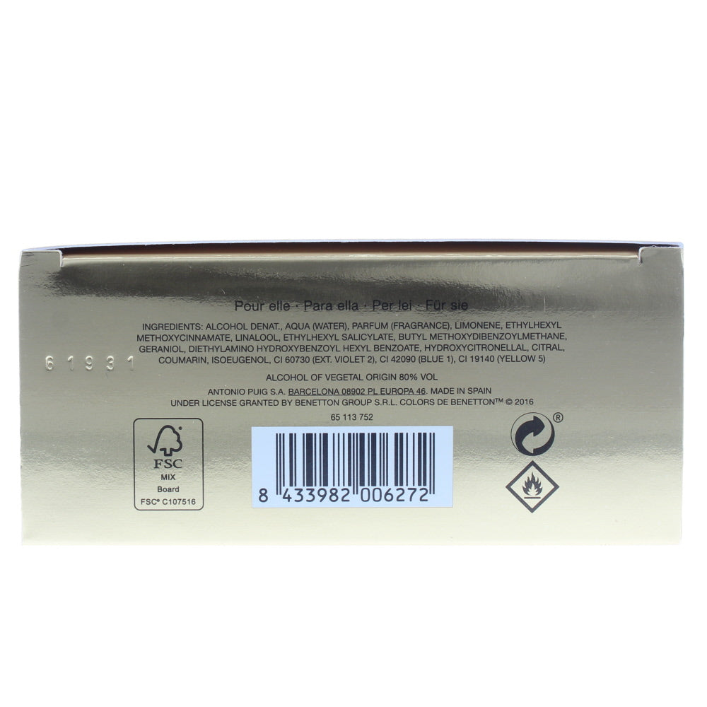 Benetton Colours De Benetton Blue Eau de Toilette 80ml