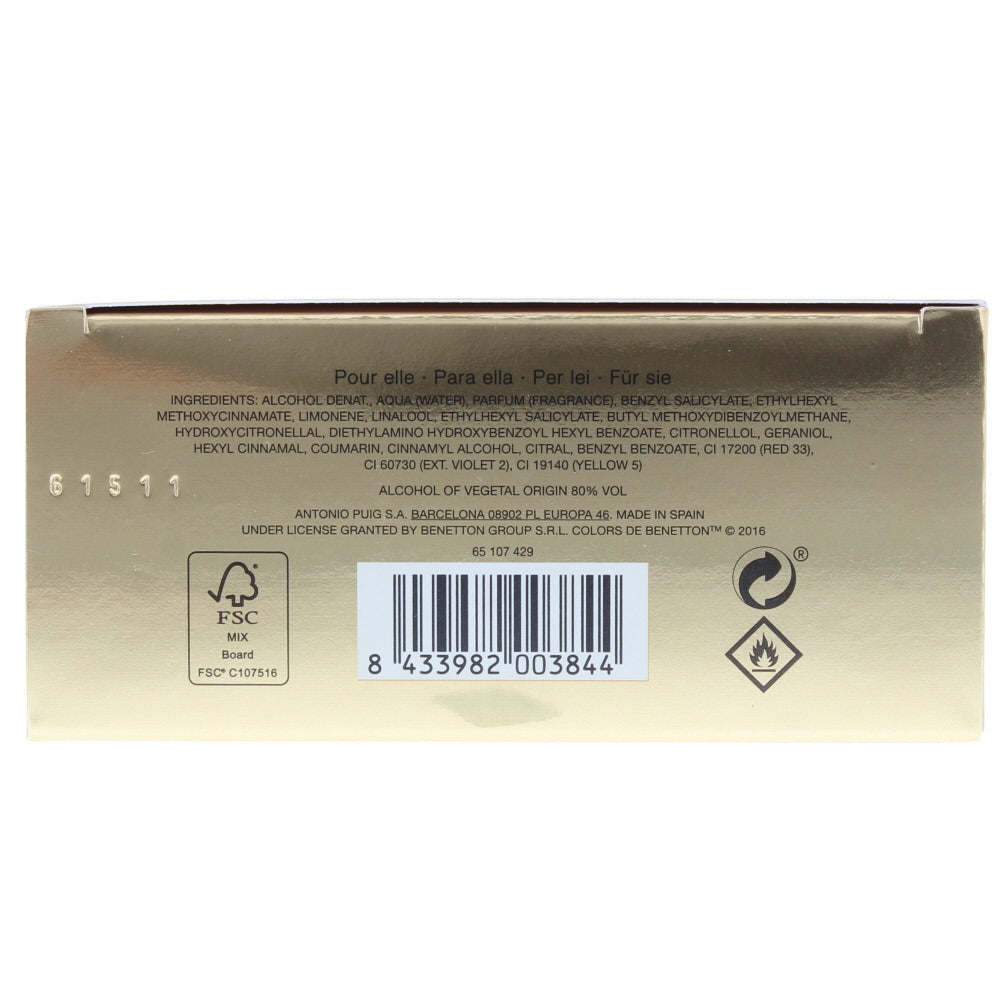 Benetton Colours De Benetton Pink Eau de Toilette 80ml