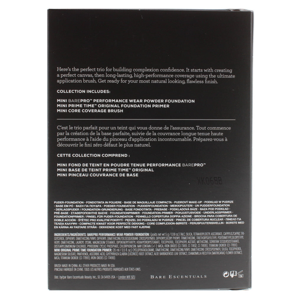 Bare Minerals Flawless Performance 02 Dawn Cosmetic Set 3 Pieces Gift Set - Ingredients