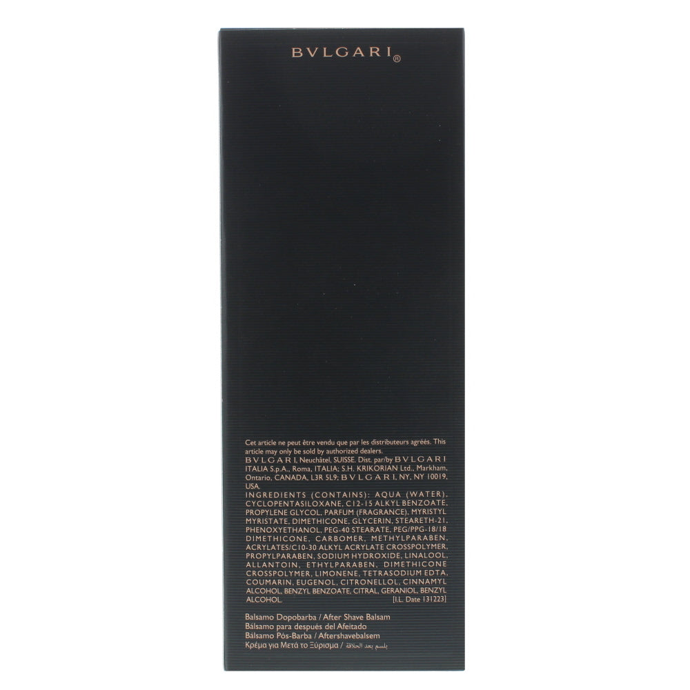 Bulgari Man In Black Aftershave Balm 100ml