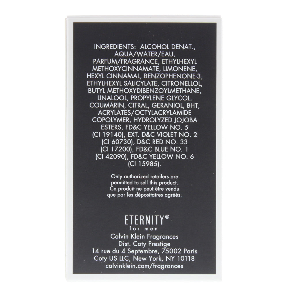 Calvin Klein Eternity For Men Intense Eau de Toilette 30ml