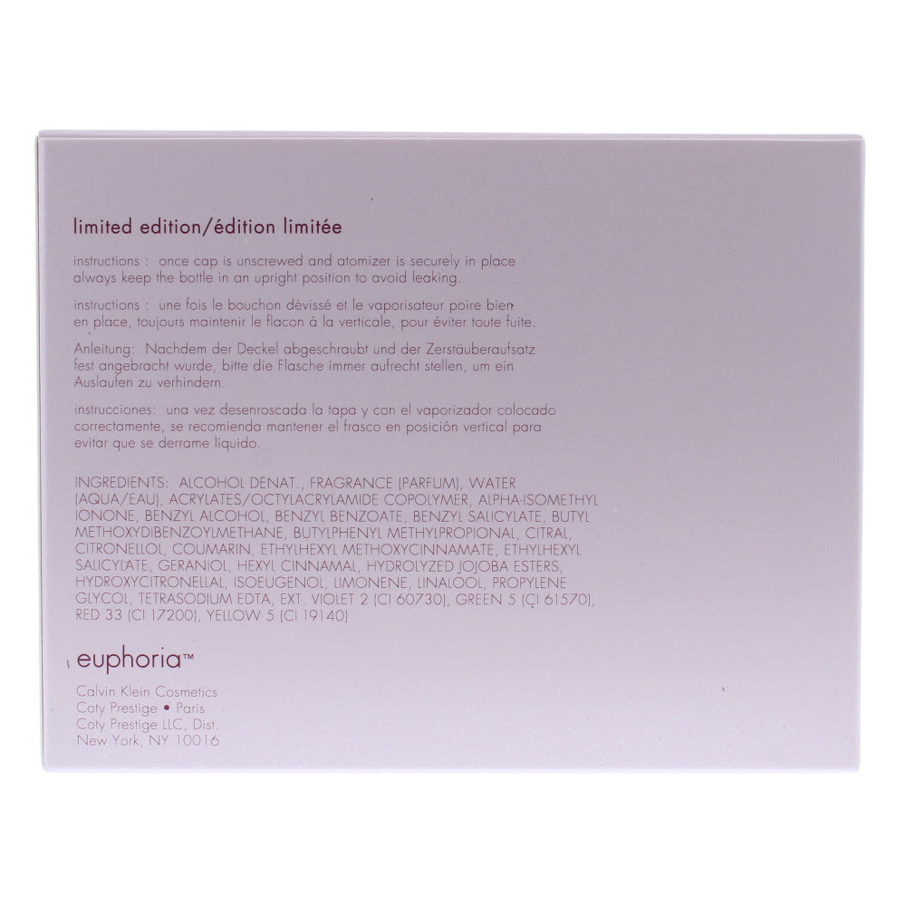 Calvin Klein Euphoria Collector Edition Eau De Parfum 50ml