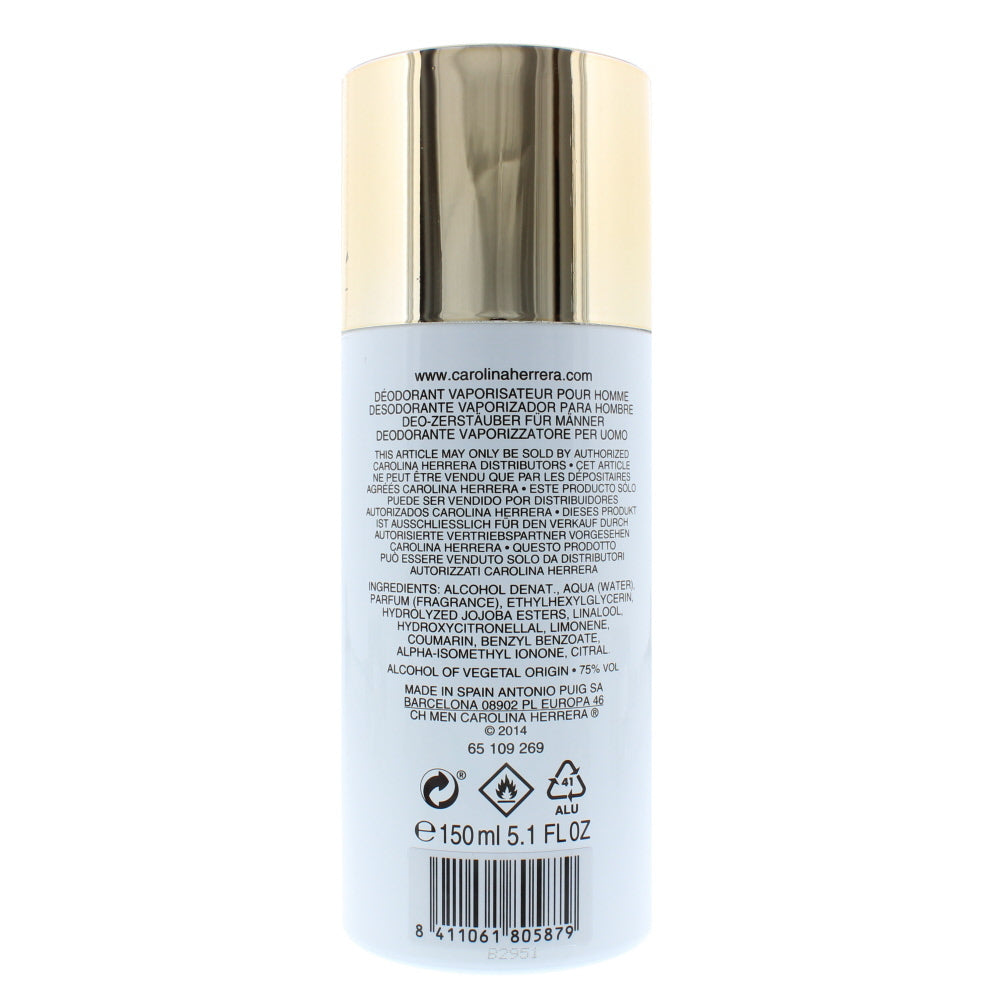 Carolina Herrera Ch Men Deodorant Spray 150ml