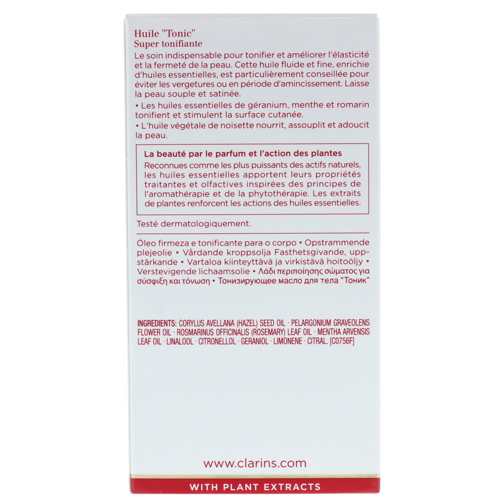 Clarins Tonic Treatment Body Oil 100ml