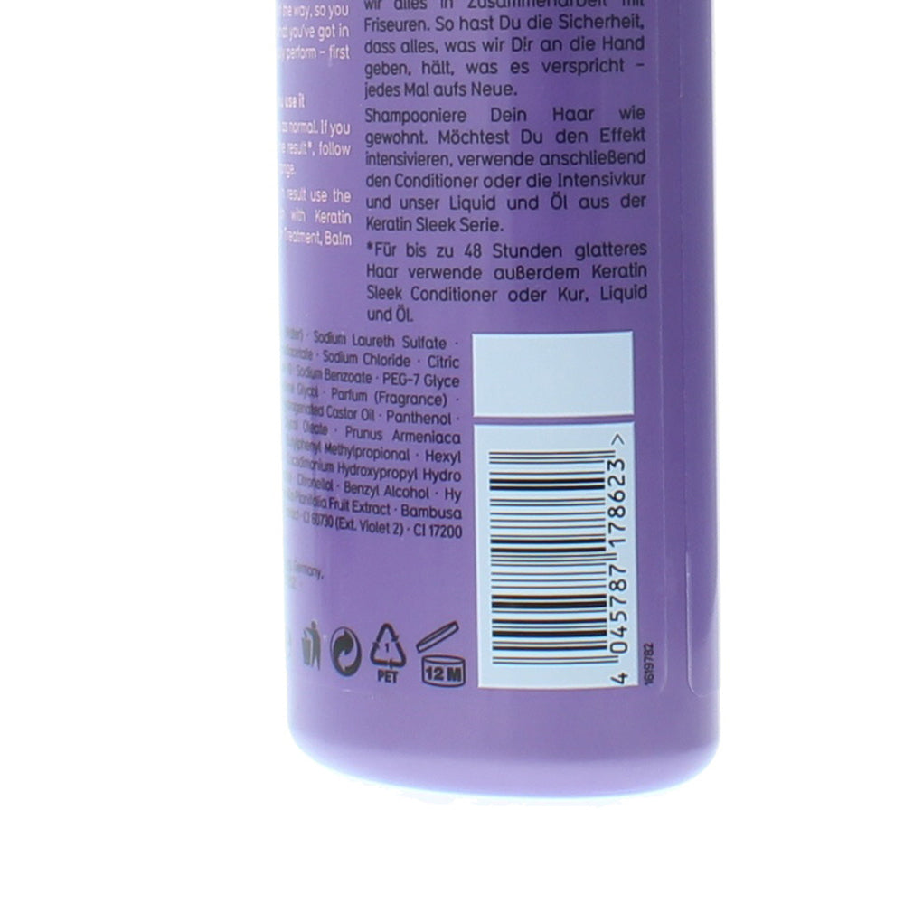 Clynol Keratin Sleek Silk Shampoo 300ml