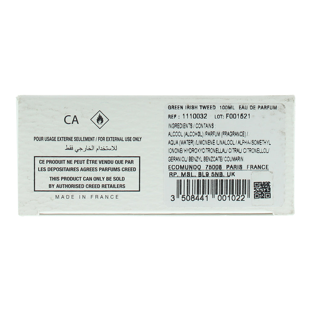 Creed Green Irish Tweed Eau de Parfum 100ml