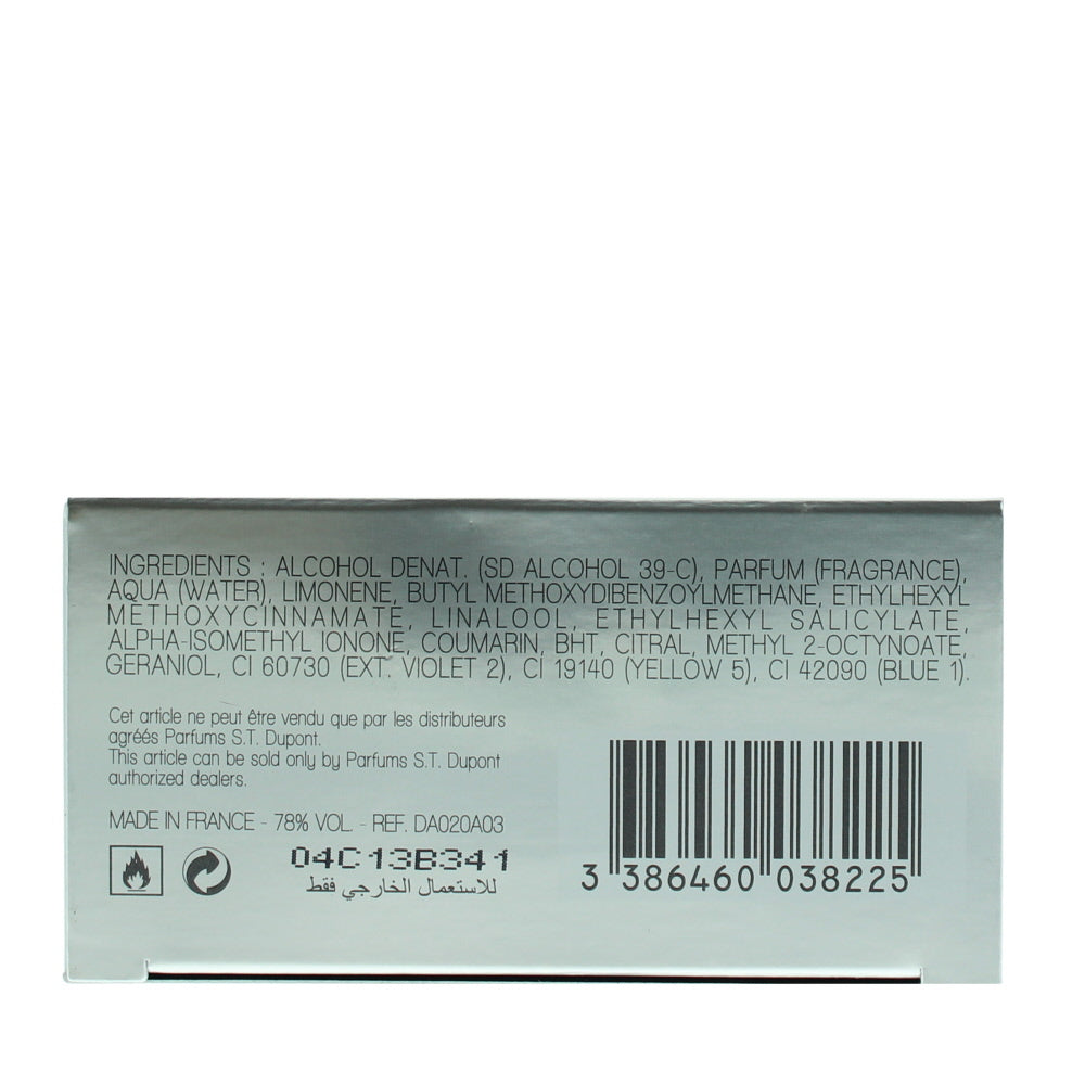 S.T. Dupont 58 Avenue Montaigne Eau de Toilette 30ml - Ingredients