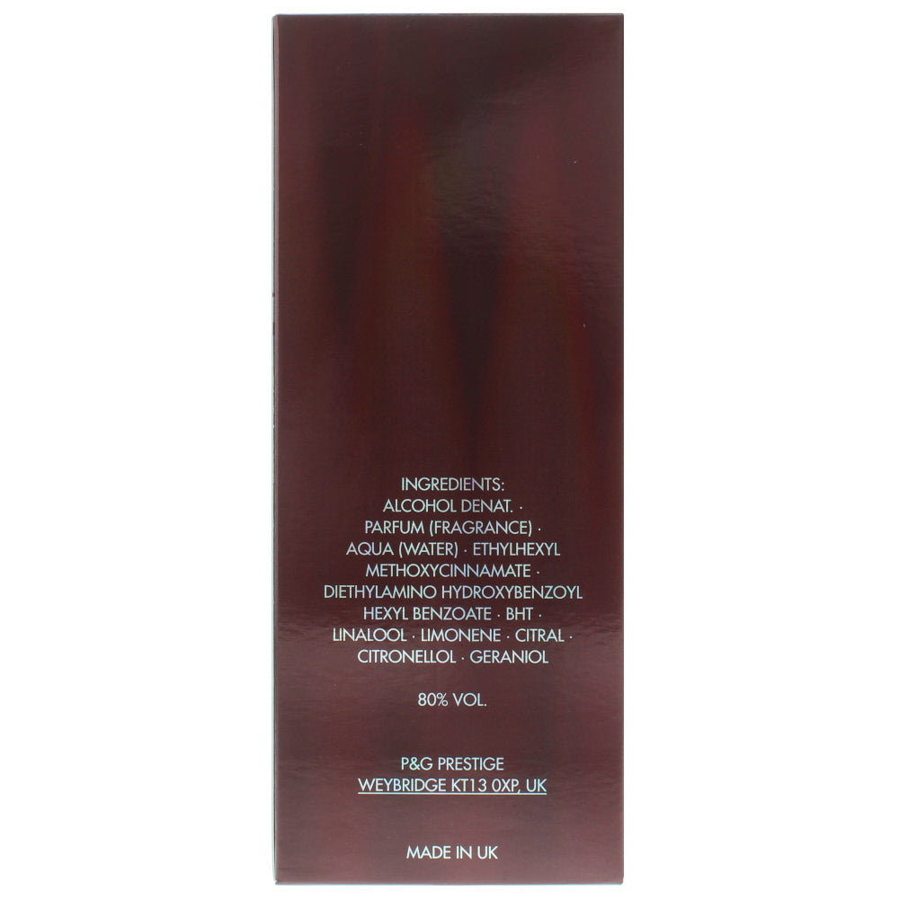 Escada Sentiment Pour Homme Eau de Toilette 100ml - Ingredients