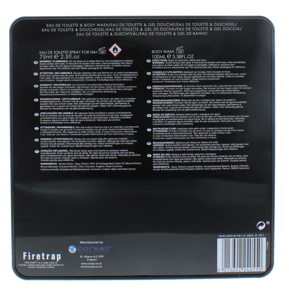 Firetrap Him Eau de Toilette 2 Pieces Gift Set
