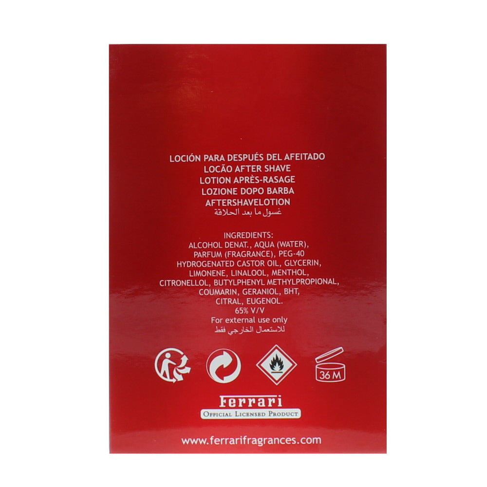 Scuderia Ferrari Red Aftershave 75ml