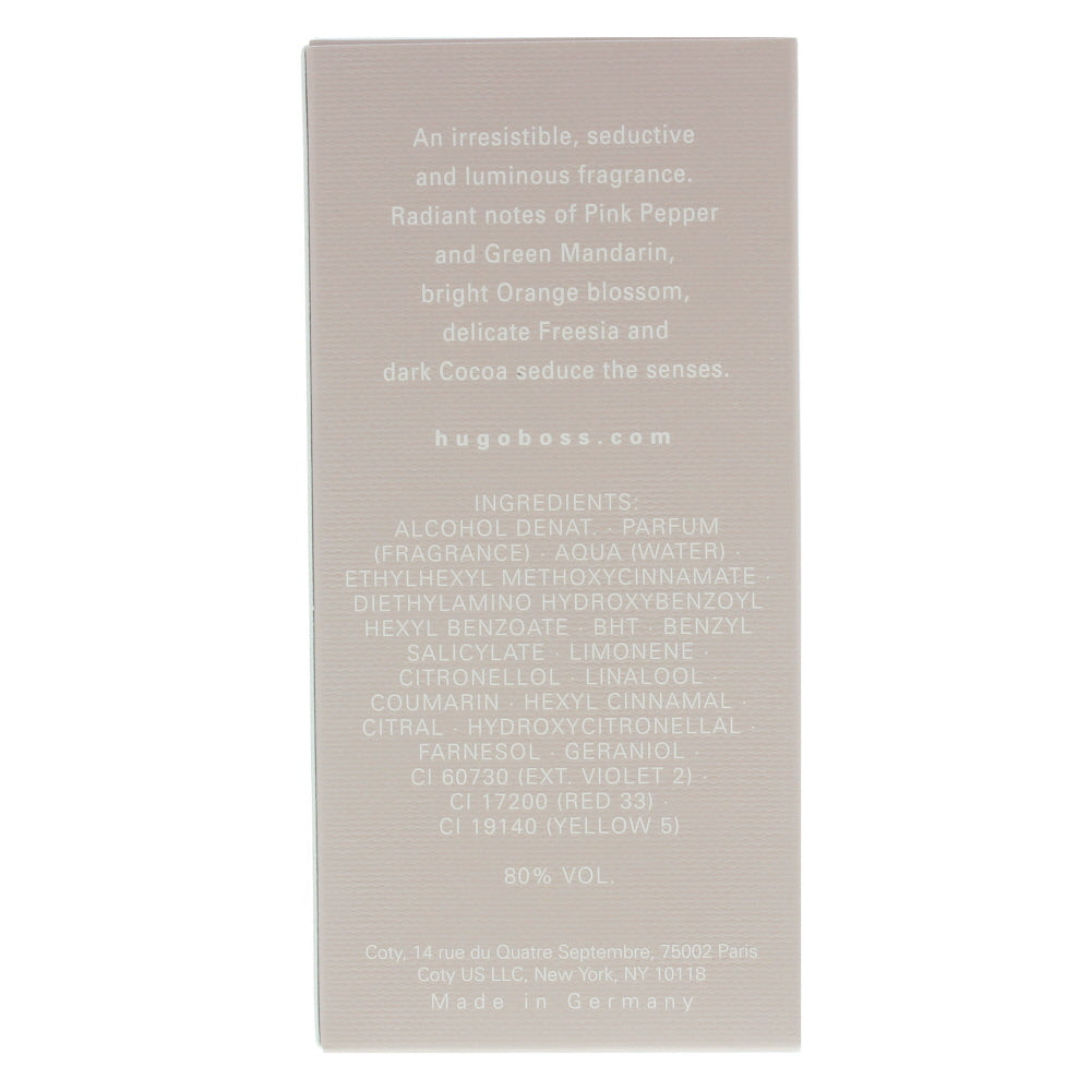 Hugo Boss The Scent For Her Eau de Toilette 30ml - Ingredients
