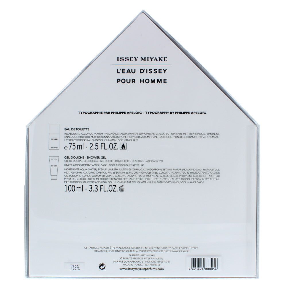 Issey Miyake L'eau D'issey Pour Homme Eau de Toilette 2 Pieces Gift Set