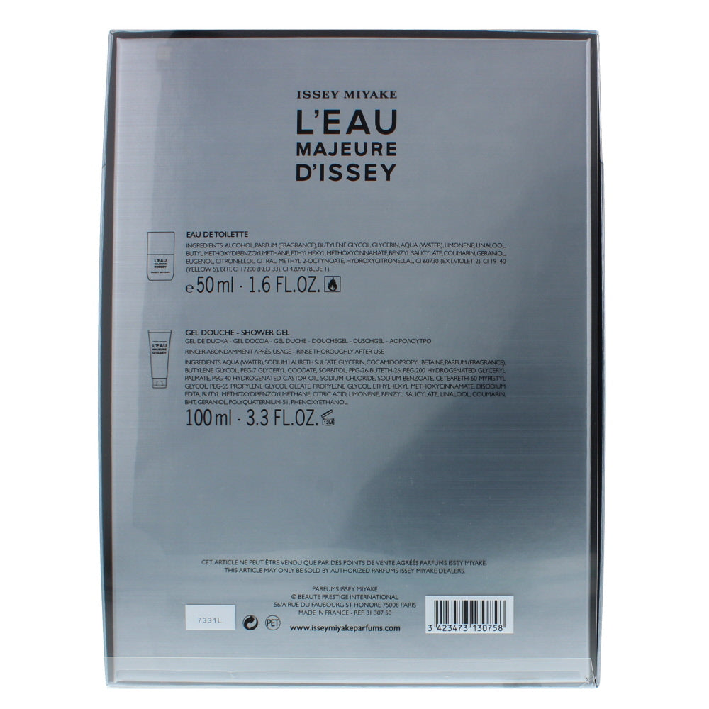 Issey Miyake L'eau Majeure D'issey Eau de Toilette 2 Pieces Gift Set