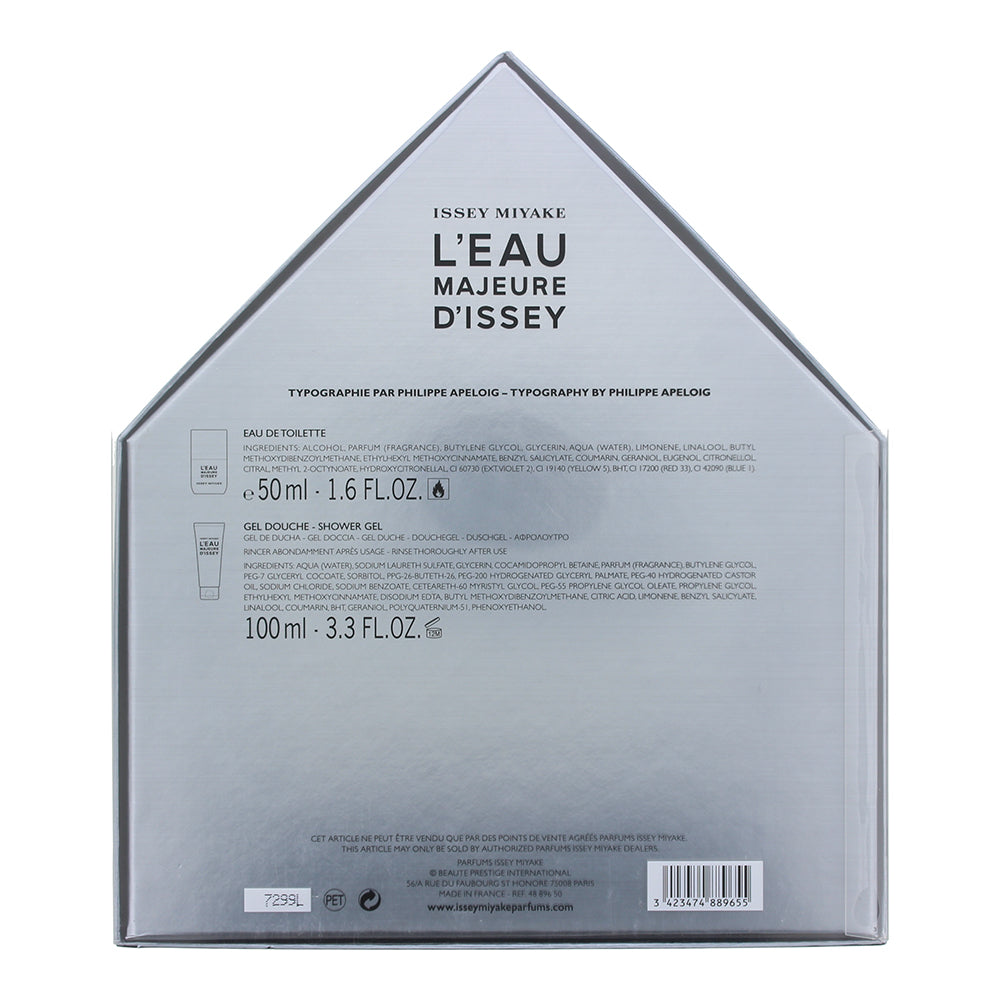 Issey Miyake L'eau Majeure D'issey Eau de Toilette 2 Pieces Gift Set