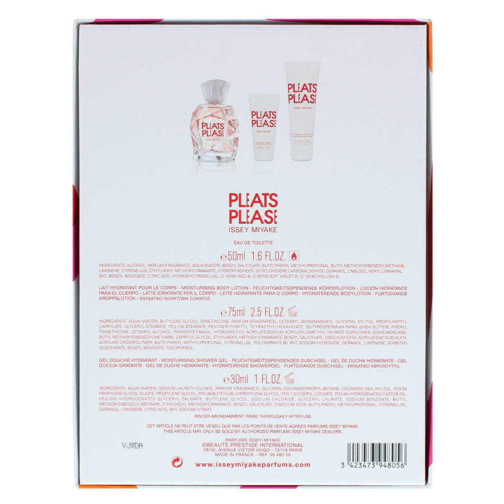 Issey Miyake Pleats Please Eau de Toilette 3 Pieces Gift Set