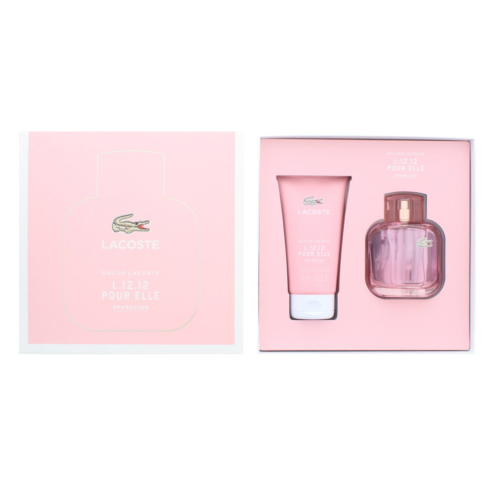 Lacoste Eau de Lacoste L.12.12 Pour Elle Sparkling Eau de Toilette Gift Set : Ea - Box