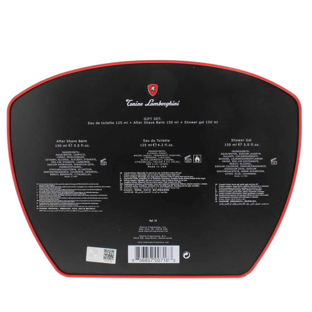 Tonino Lamborghini Invincibile Eau de Toilette 3 Pieces Gift Set
