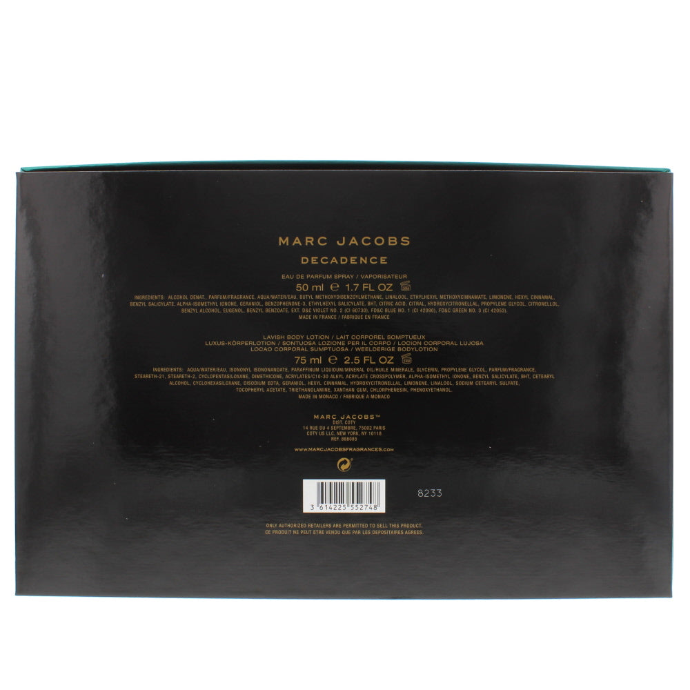 Marc Jacobs Decadence Eau de Parfum 2 Pieces Gift Set