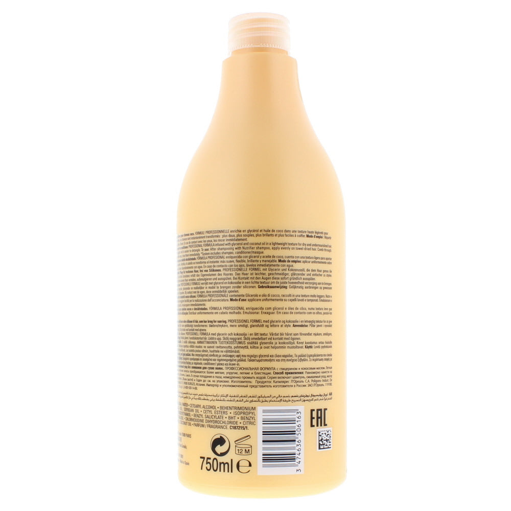 L'oreal Serie Expert Nutrifier Conditioner 750ml - Ingredients