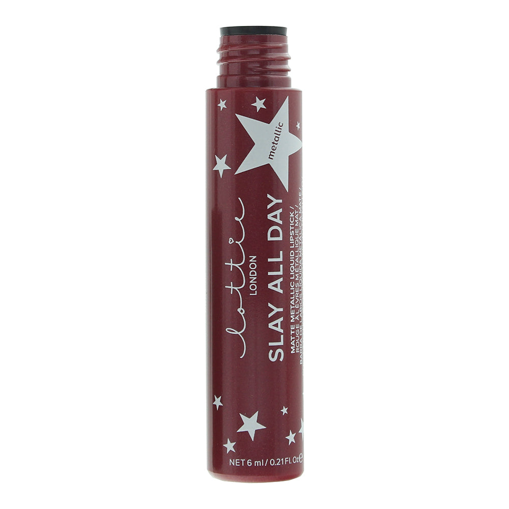 Lottie London Slay All Day Longwear Matte Liquid Metallic Boy Bye Lipstick 6ml - Product