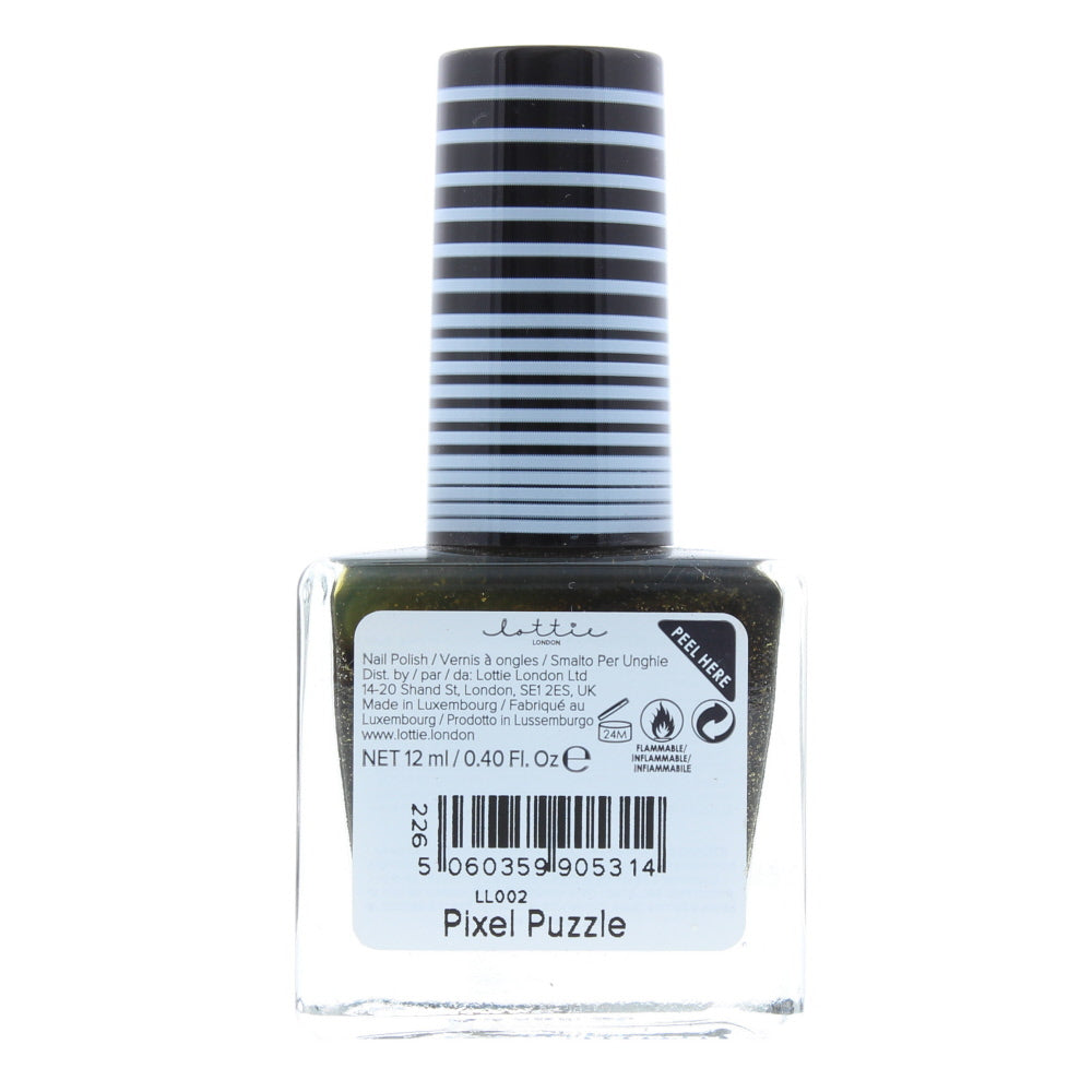 Lottie London Ll002 Pixel Puzzle Nail Polish 12ml