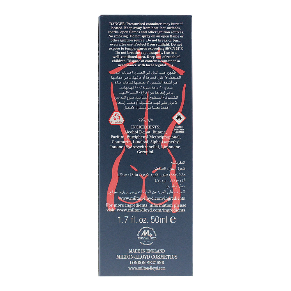 Milton Lloyd Bondage Hommes Eau de Toilette 50ml