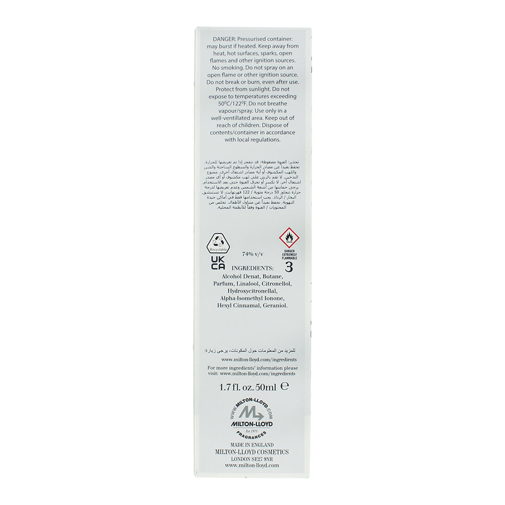 Milton Lloyd Loves Me Loves Me Not Parfum de Toilette 50ml - Ingredients