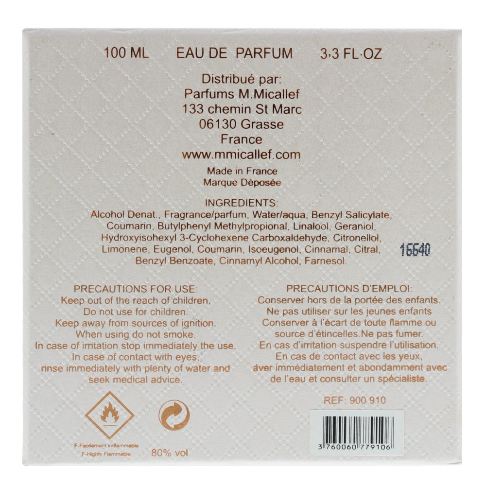 M. Micallef Mon Parfum Cristal Eau de Parfum 100ml