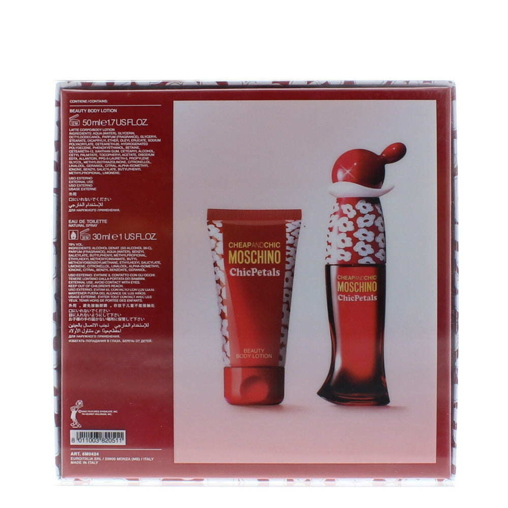 Moschino Cheap And Chic Chic Petals Eau de Toilette 2 Pieces Gift Set