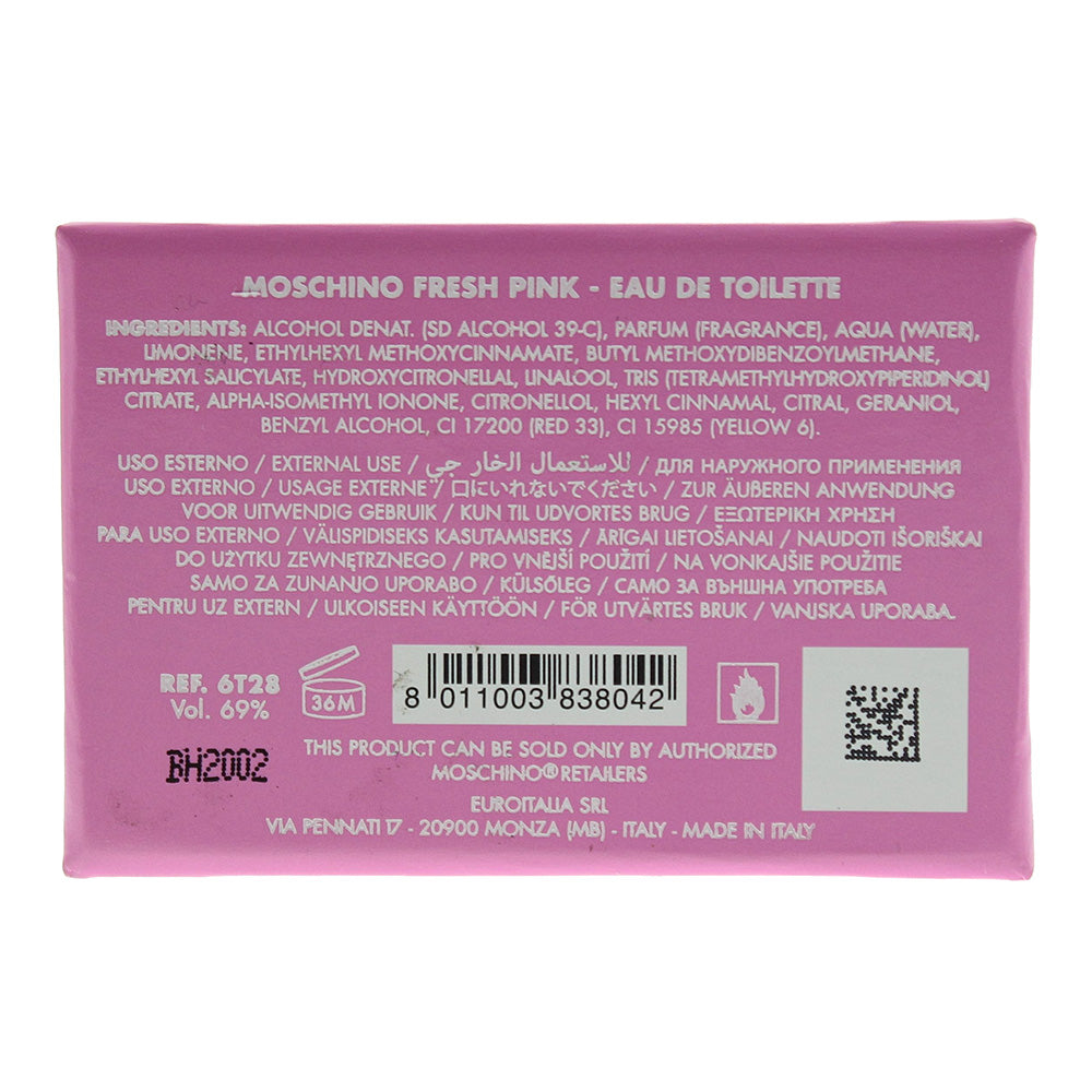 Moschino Fresh Couture Pink Eau de Toilette 30ml