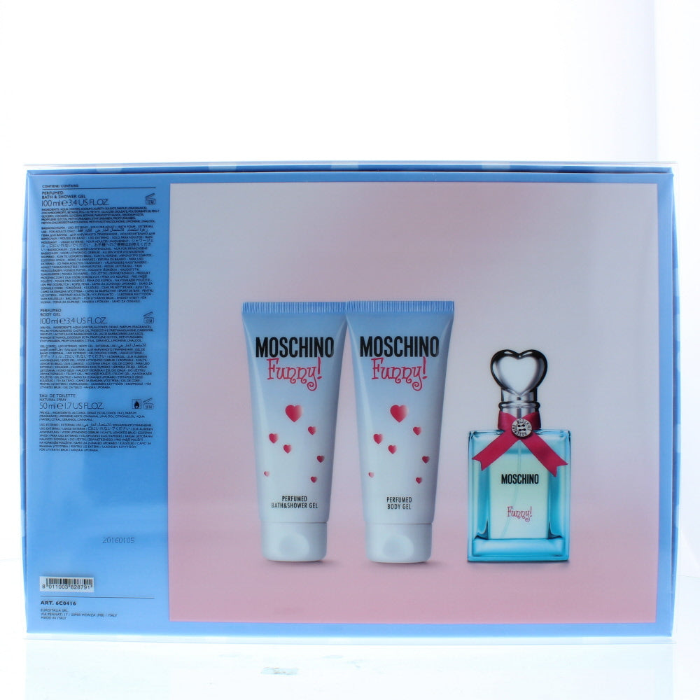 Moschino Funny! Eau de Toilette 3 Pieces Gift Set