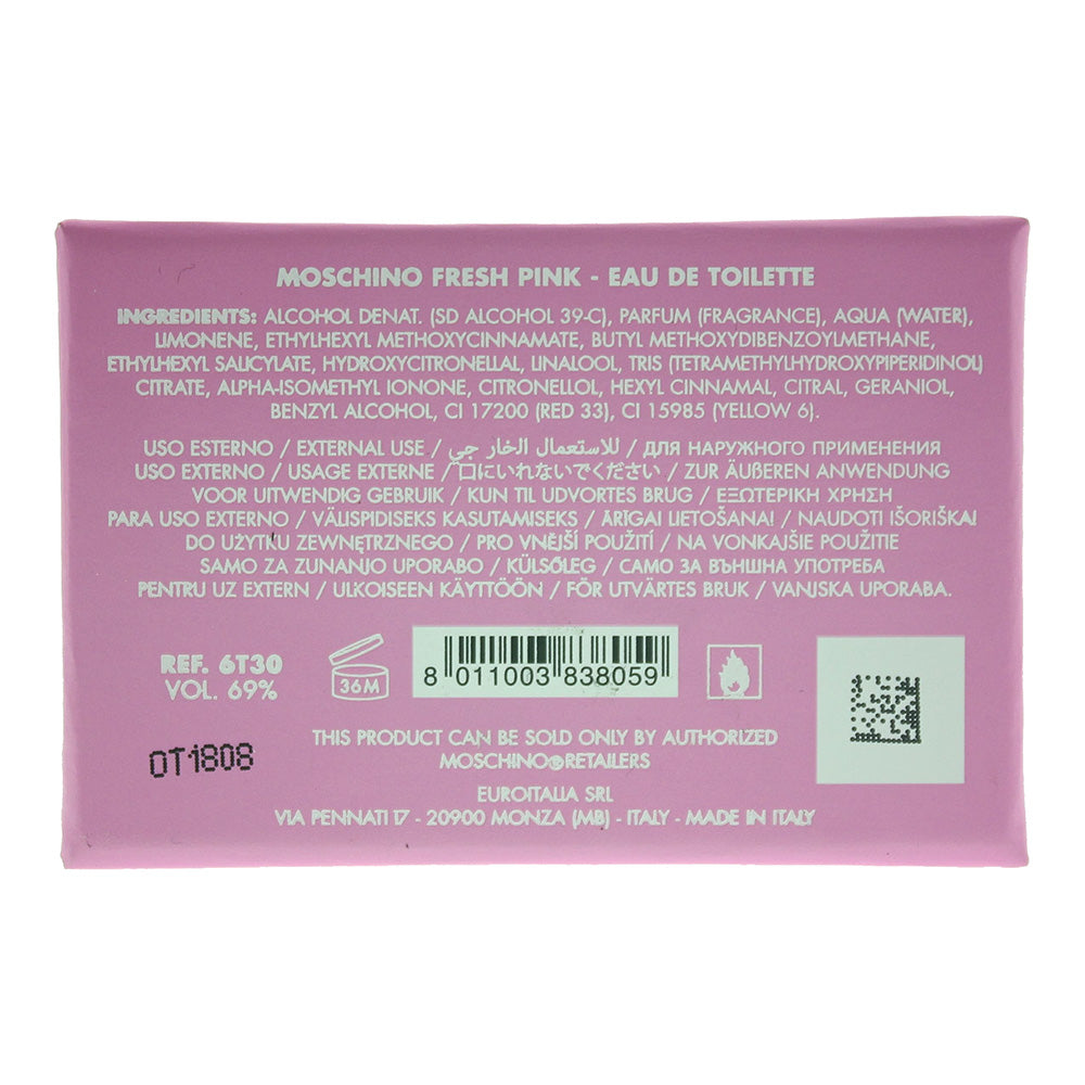 Moschino Fresh Couture Pink Eau de Toilette 50ml