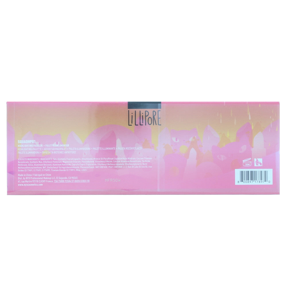 Nyx Nyx Professional Makeup Sugar Trip Squad Highlighting Palette 6 x 5g