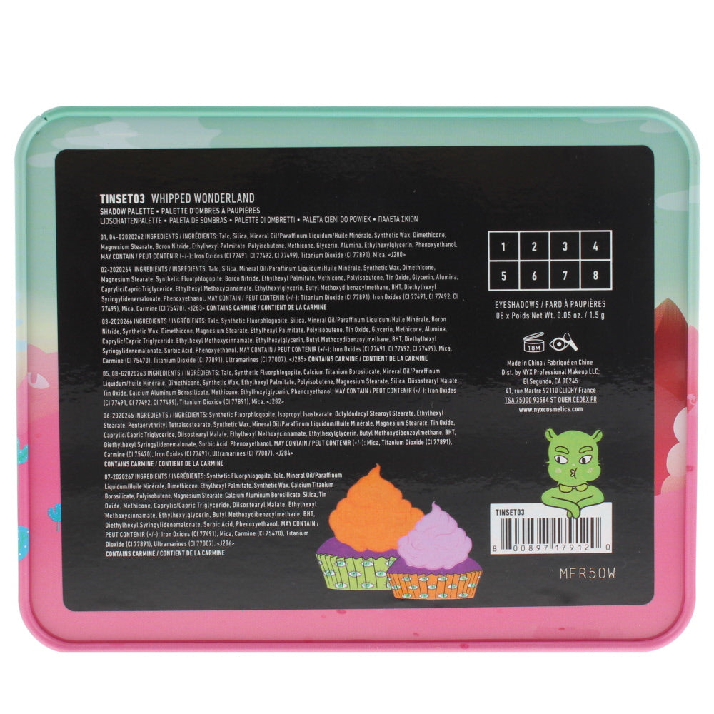 Nyx Nyx Professional Makeup Whipped Wonderland Eye Shadow Palette 8 x 1.5g