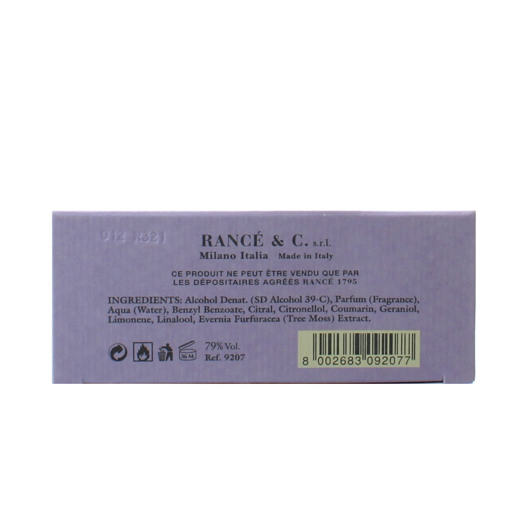 Rancé 1795 Rue Rancé Eau de Noblesse Eau de Toilette 100ml - Ingredients