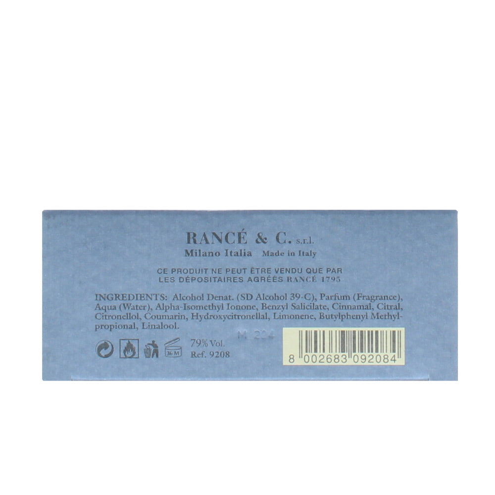 Rancé 1795 Rue Rance Eau Superbe Eau de Toilette 100ml - Ingredients