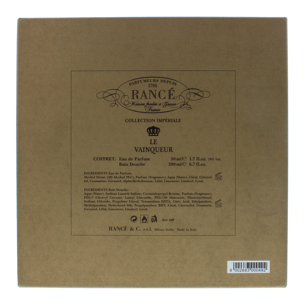 Rancé 1795 Le Vainqueur Eau de Parfum 2 Pieces Gift Set