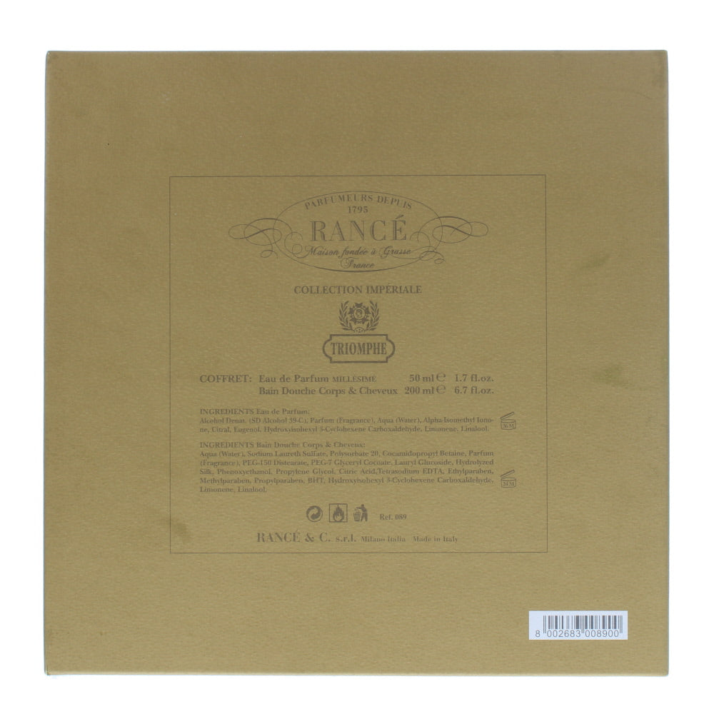 Rancé 1795 Triomphe Eau de Parfum 2 Pieces Gift Set
