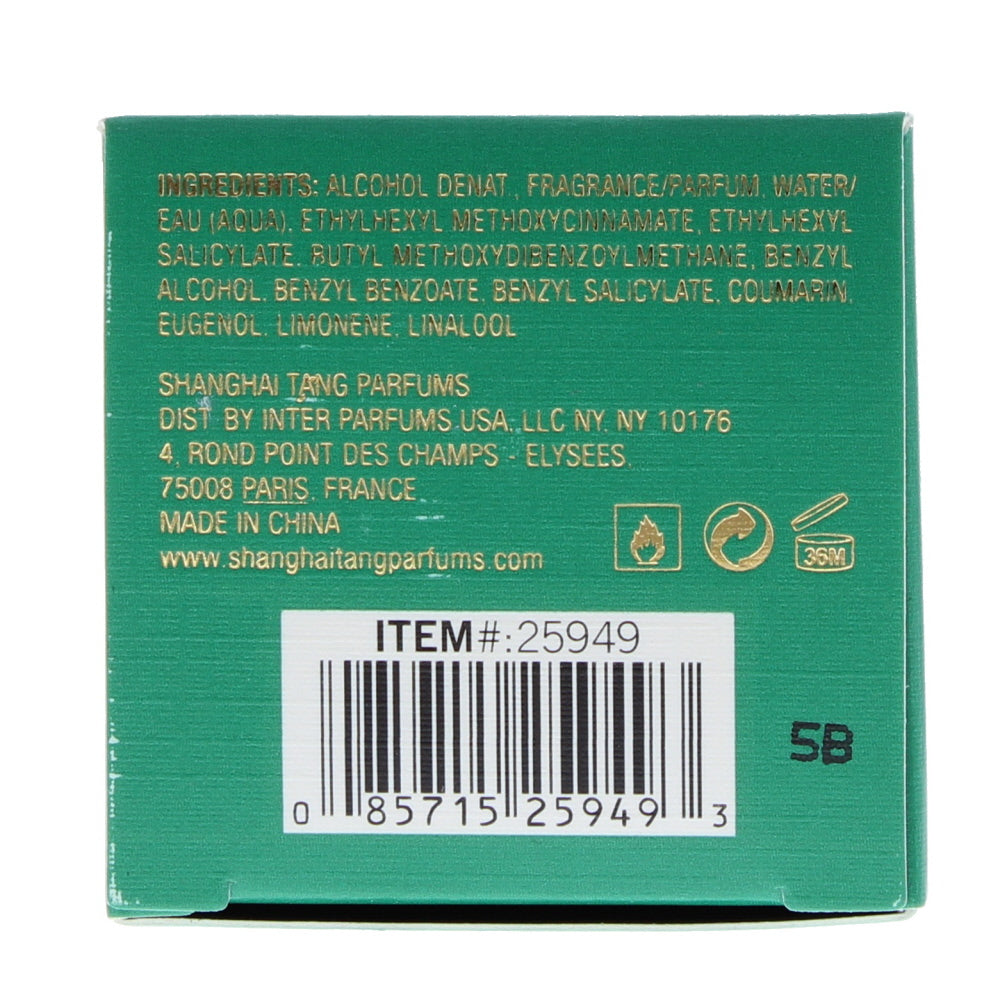 Shanghai Tang Spring Jasmine Eau de Parfum 9ml - Ingredients