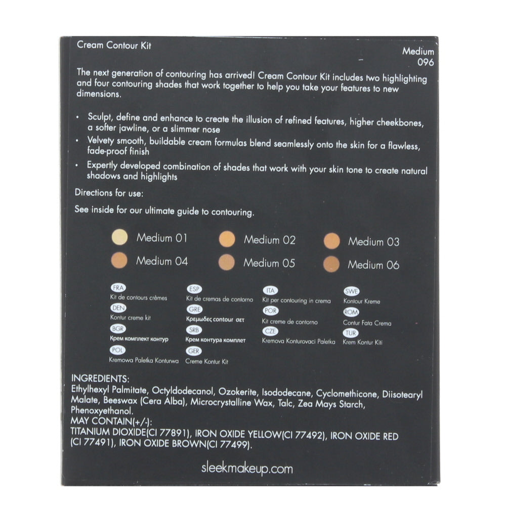 Sleek Cream Medium Contour Kit 12g
