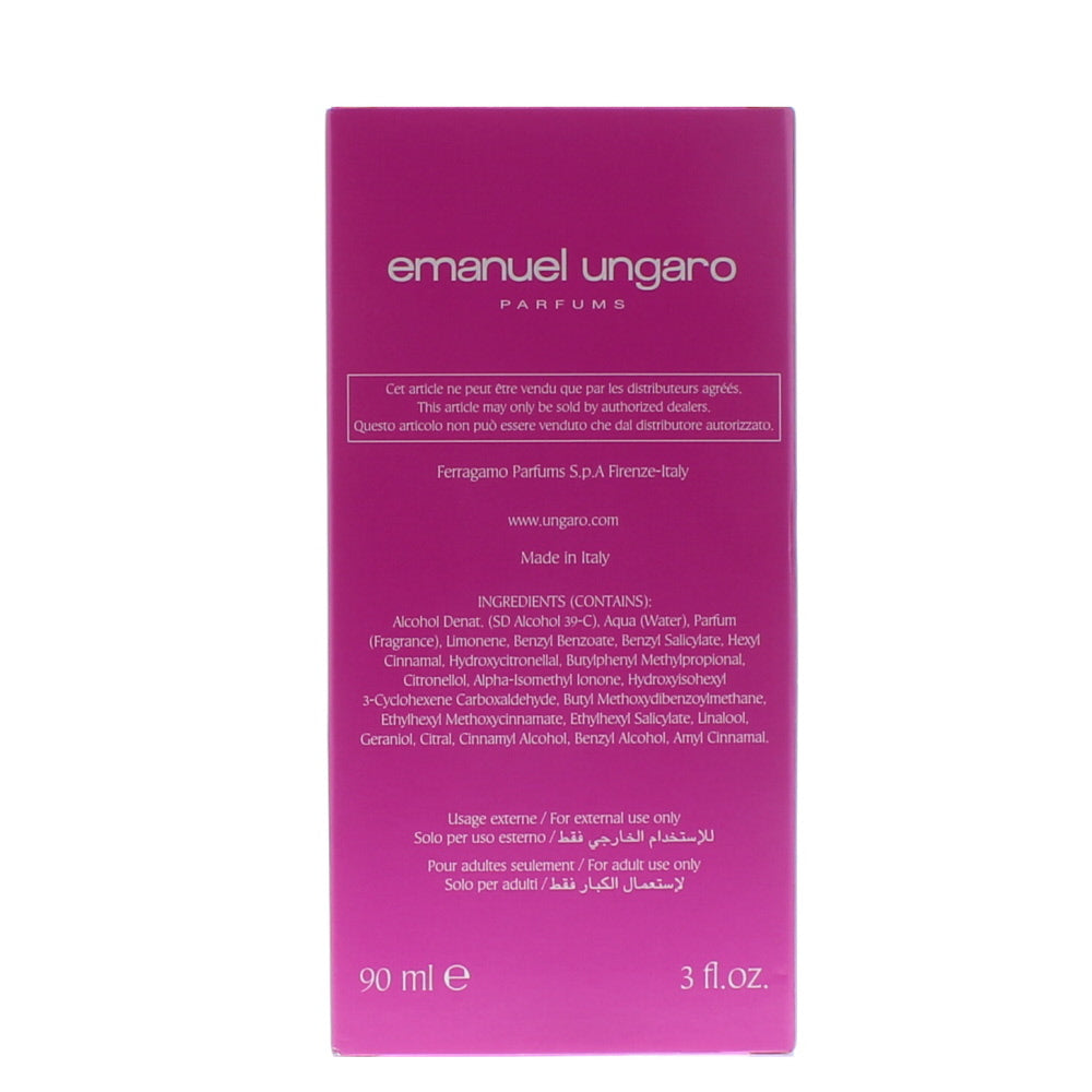 Emanuel Ungaro Apparation Pink Eau de Toilette 90ml - Ingredients